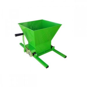Zdrobitor de struguri Vivatechnix VMD-41301, Tamburi reglabili, 100L/h, capacitate cos 22l - Img 1