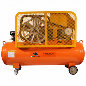 Bisonte compresor cu ulei si transmisie prin curea SW102-170, debit aer 1.179 l/min. , motor 400V BT1008910 - Img 2