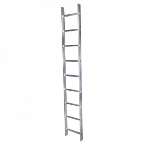 Bisonte Scara simpla Bisonte 9 trepte, STR109 2.53 m aluminiu (BT1006294) - Img 1