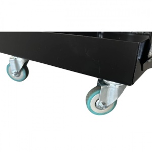 Carucior pentru aparat de sudura si accesorii, Vivatechnix VMD-1080, Otel, roti cu rulmenti, max 75 kg, 3 niveluri - Img 4