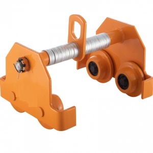 Carucior portpalan pentru grinda, Capacitate 3 tone, latime lucru 100-203 mm - Img 1