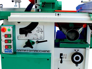 Combinata de tamplarie America Standard de Damatomacchine , trei motoare diferite, rindea înălţime de 245 mm şi în grosime de 300 mm, panza circular de 315 mm, freza verticala cu viteza maximă de 6700 rpm - Img 4