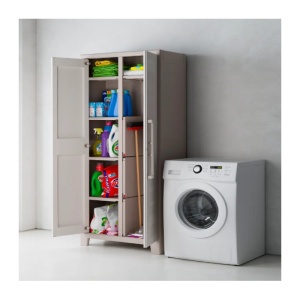 Dulap Inalt Bej/Nisipiu Multi-Space Keter Gulliver 80X44X182 - Img 4