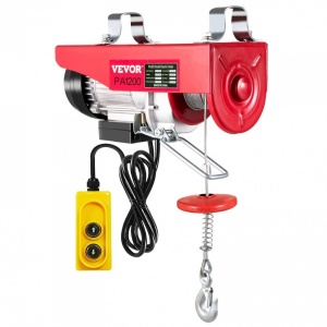 Electropalan 2000 W, Telecomanda cu fir, Inaltime max de ridicare 6/12 m, viteza 10 m/min, capacitate 600 / 1200 kg - Img 1