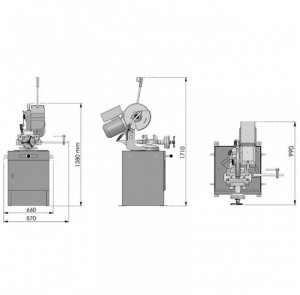 Fierastrau circular manual cu menghina automata V 350 T - Img 2