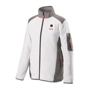 Fleece incalzit electric Flex 512117, TF White 10.8/18.0 3XL Men, compatibila cu acumulatori Li-Ion 10.8 si 18 V, pentru barbati, marime 3XL Produs profesional - Img 1