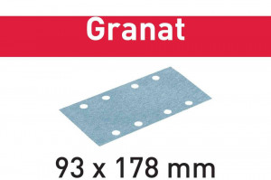 Foaie abraziva Granat 93x178 P100 GR/100, Festool - Img 1