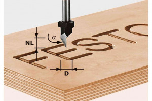 Freza penita HW S8 D11/60°, Festool - Img 1