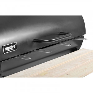 Gratar de gradina HECHT Barrel, din otel, pentru carbune, dimensiuni 108 x 72 cm - Img 8