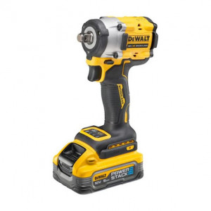 Masina de insurubat cu impact DeWalt DCF921H2T, patrat 1/2", maxim 406 Nm, cu 2 acumulatori 18V XR Powerstack de 5.0 Ah si incarcator in valiza TSTAK - Img 3
