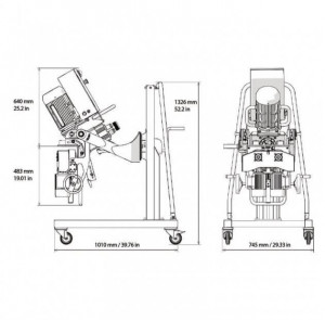 Masina de sanfrenat tabla pe doua fete UZ50 TRIUMPH + MANIPULATOR 3D + UZP30 400V, 3phase - Img 2