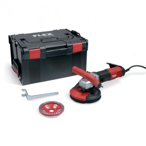 Masina de slefuit cu disc diamantat Flex LDE 16-8 125 R, Kit Turbo-Jet II, 504963, 125 mm, 1600 W, turatie variabila - Img 1