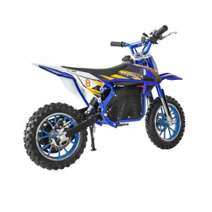 Minicross pe acumulatori Breckner Germany, putere motor 350w, acumulatori de 24 v, 12ah, culoarea albastru+negru - Img 8