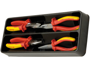 Modul PVC cu 4 clesti VDE 1000V manson bimaterial 4 scule - Img 1