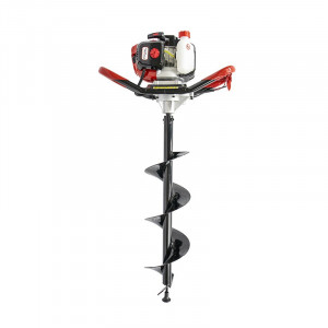 Motoburghiu Breckner MB 52-200, motor 2T, 51.7 cm³, 2.6 kw, 3.5 CP, 3 burghie de 100, 150 si 200 mm incluse, 9 kg - Img 1