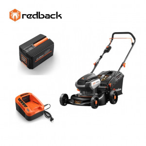 Redback Pachet E142C+EP40+EC20 Masina de tuns gazon 420mm, acumulator 40V/4Ah, incarcator 40V/2A - Img 2