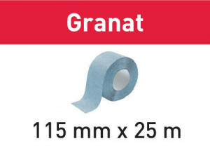 Rolă de şlefuire manuală Granat 115x25m P180 GR, Festool - Img 1