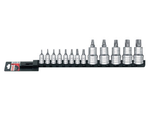 Set 13 capete tubulare cu bituri Torx 1/4”-1/2” L 445 mm - Img 2