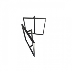Set 2 picioare pentru masa, Vivatechnix-1283, Inaltime 71 cm, Otel - Img 1