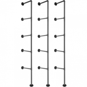 Set 3 suporturi pentru raft Vivatechnix Industrial, 34 x 176 cm, capacitate 100 kg, fara blaturi - Img 1