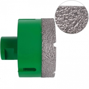Set 6 carote diamantate pentru gresie, marmura, 20-68 mm, prindere M14, umed sau uscat, cutie depozitare - Img 2