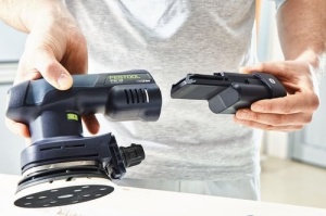 Şlefuitor cu excentric cu acumulatori ETSC 125 3,0 I-Set, Festool - Img 3