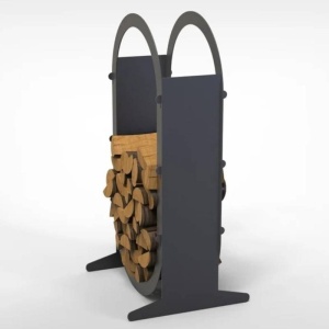 Suport pentru lemne, Krodesign KRO-1153, dimensiune 1100x550x230 mm - Img 4