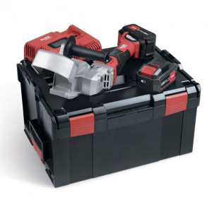 Taietor pentru sloturi de jgheaburi Flex RFE 40 18.0-EC/5.0 Set, 504165, 2 acumulatori 18 V 5 Ah, incarcator - Img 1
