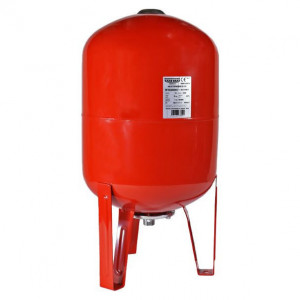 Vas de expansiune vertical Wassertechnik WTH50VRED, apa calda, volum 50 l, presiune max.10 bari, cu suport - Img 1