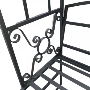 Arcada cu banca pentru flori agatatoare Vivatechnix VMD-1034, dimensiune 207x114x50 cm - Img 3