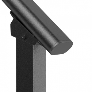 Balustrada otel, 1-2 trepte Vivatechnix, Dimensiune 1030 x 84 x 920 mm, Unghi reglabil 0° - 40°, Negru - Img 4