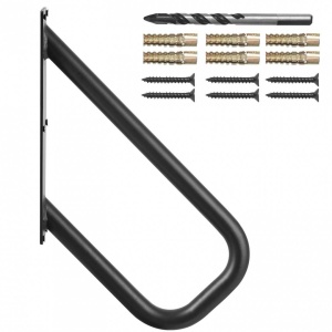 Balustrada otel, Prindere perete, pentru 1-2 trepte, lungime 480 mm, max 240 kg - Img 4
