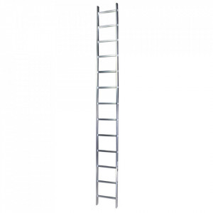 Bisonte Scara simpla Bisonte 11 trepte, STR111 3.00 m aluminiu (BT1006295) - Img 1