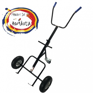 Carucior pentru transportat butoaie sau stupi Vivatechnix VMD-1016, max 250 Kg - Img 1