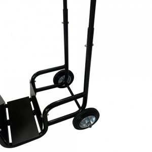 Carucior pentru transportat si depozitat lemne Vivatechnix VMD-1018, max 40 Kg, Negru - Img 3