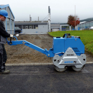 Cilindru vibrocompactor hidrostatic Weber DVH 655 E, 732 kg - Img 3