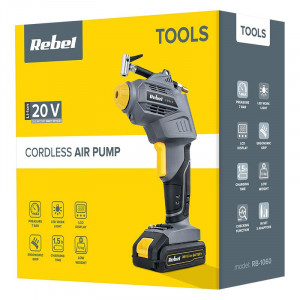 Compresor cu acumulator Rebel RB-1060, 15 l/min - Img 7