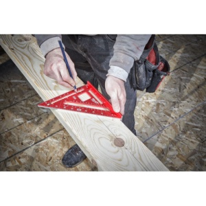 Echer tamplarie, 180 mm, sistem metric, aluminiu, MILWAUKEE® - Img 2