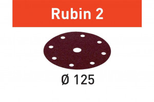 Foaie abraziva Rubin D125 P60 RU/10, Festool - Img 1