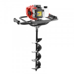 Foreza de pamant / motoburghiu Hecht 52, 2.4 cp, adancime de forare 73 cm - Img 2