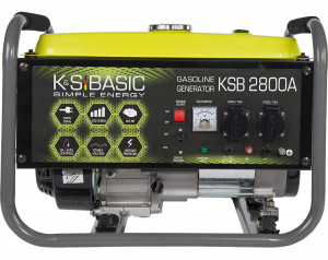 Generator de curent monofazat 2.8 kW benzina BASIC LINE - Konner & Sohnen - KSB-2800A - Img 2