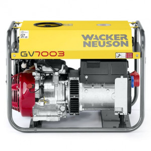 Generator de curent pe benzina Wacker Neuson GV7003A, portabil, trifazat, 6.0 kW - Img 1