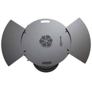 Gratar tip plancha Krodesign KRO-1162, diametru 80 cm, cu accesorii - Img 1