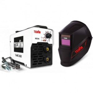 Invertor sudura MMA Telwin T-ARC160ACX_M, 160 A, electrozi 1.6-4.0 mm, cu accesorii, masca sudura - Img 1