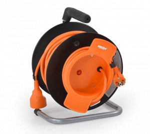 Rola cu prelungitor de curent HECHT 121153, lungime 20 m, putere maxima 3000 W - Img 1