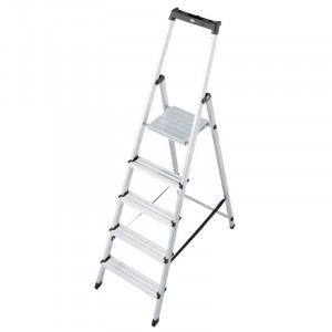 SCARA KRAUSSE MONTO "SOLIDY" DUBLA CU TREPTE PE O PARTE, 5 TREPTE, KR-126238 - Img 1