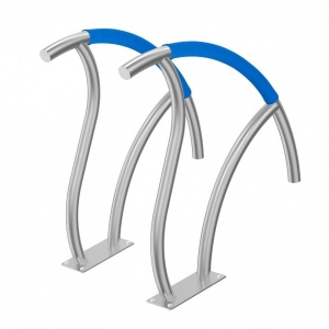 Set 2 x Balustrada aluminiu pentru piscina, 1395 x 810 x 100 mm, Capacitate 100 kg, protectie UV, accesorii montaj incluse - Img 1