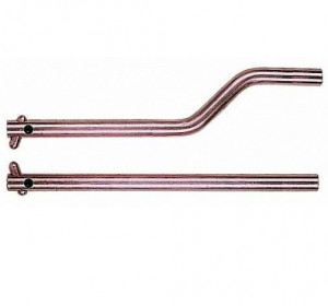 Set portelectrozi profilati 350mm cu electrozi drepti pentru sudura in puncte TELWIN 803154 - Img 1