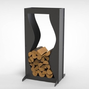 Suport pentru lemne, Krodesign Wave KRO-1154, dimensiune 1100x550x230mm - Img 3