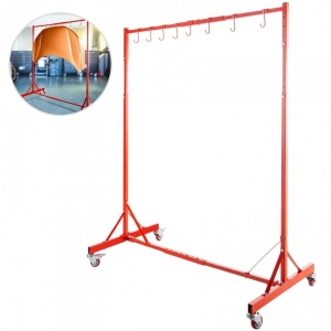 Suport reglabil pentru vopsit, Vivatechnix 173 x 69 x 153 cm, 8 carlige - Img 4